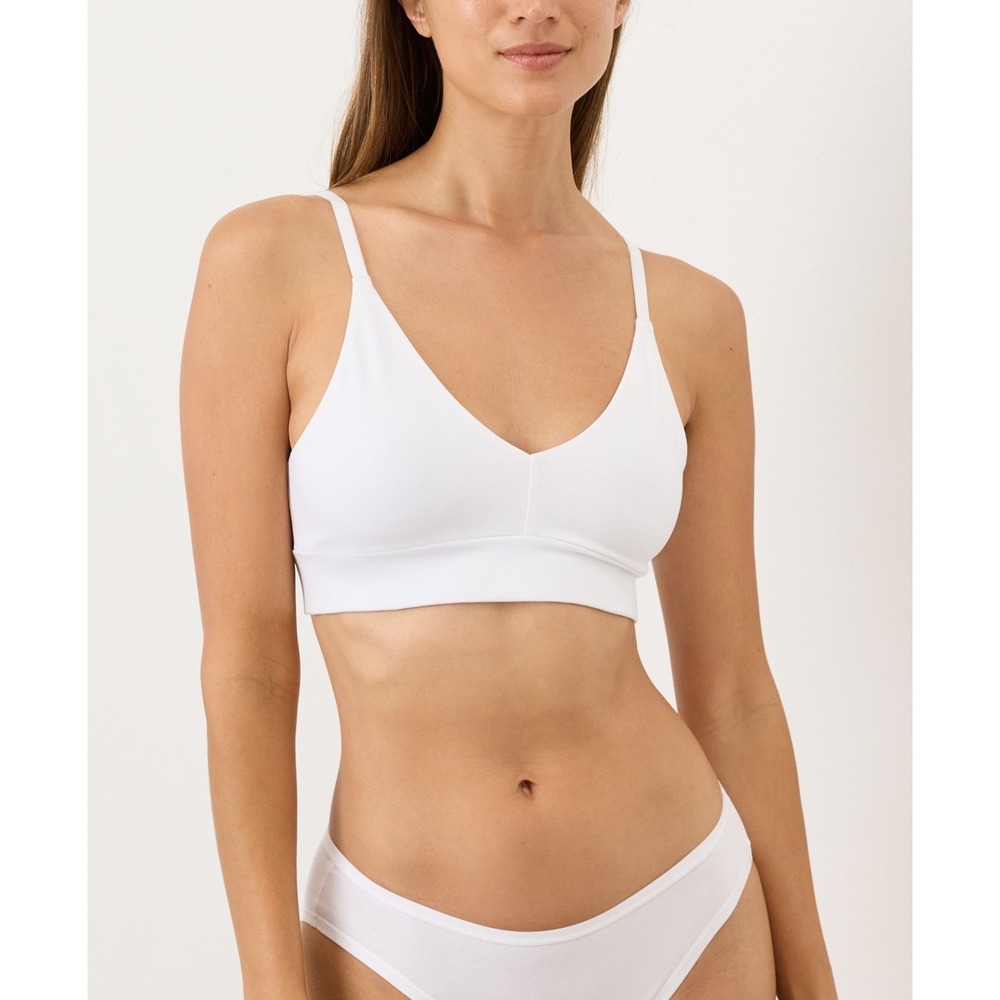 Pact Everyday Classic T-Shirt Bra White Size Medium